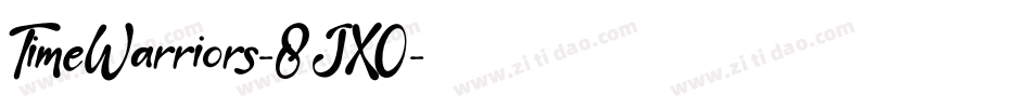 TimeWarriors-8JX0字体转换