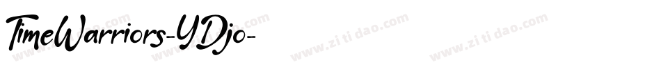 TimeWarriors-YDjo字体转换