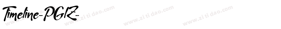 Timeline-PGlZ字体转换