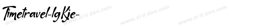 Timetravel-lgKje字体转换