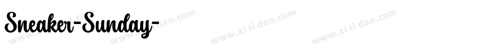 Sneaker-Sunday字体转换