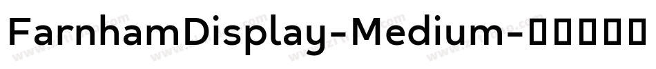 FarnhamDisplay-Medium字体转换 FarnhamDisplay-Medium字体转换