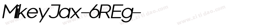 MikeyJax-6REg字体转换