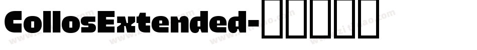 CollosExtended字体转换