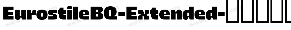 EurostileBQ-Extended字体转换