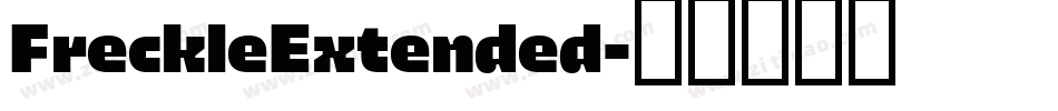 FreckleExtended字体转换