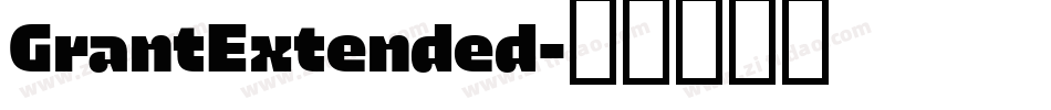 GrantExtended字体转换
