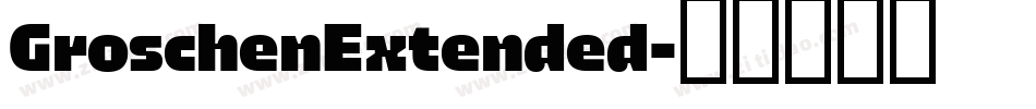 GroschenExtended字体转换