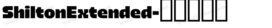 ShiltonExtended字体转换