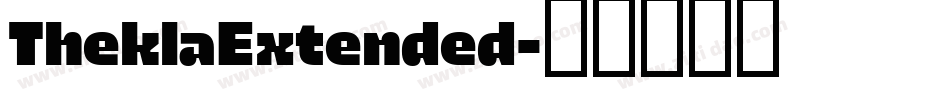 TheklaExtended字体转换