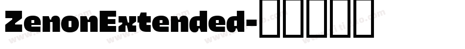 ZenonExtended字体转换