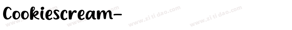 Cookiescream字体转换