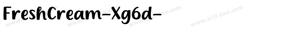 FreshCream-Xg6d字体转换