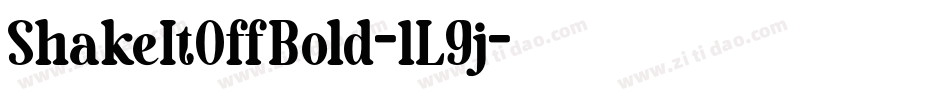 ShakeItOffBold-1L9j字体转换