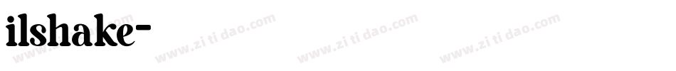 ilshake字体转换