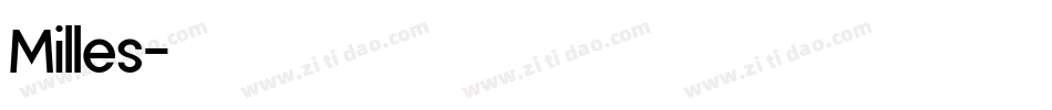 Milles字体转换