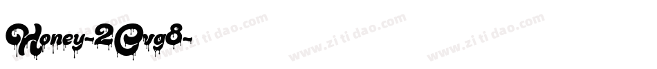 Honey-2Ovg8字体转换