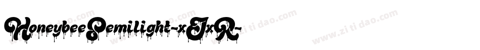 HoneybeeSemilight-xJxR字体转换