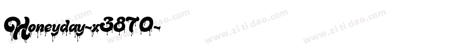 Honeyday-x3870字体转换