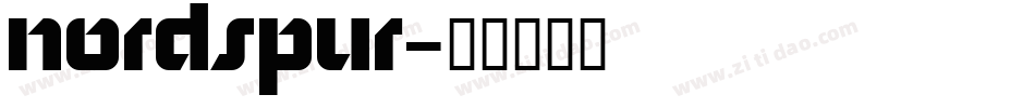 Nordspur字体转换
