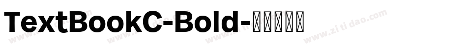 TextBookC-Bold字体转换