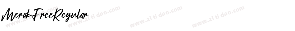MerakFreeRegular字体转换 MerakFreeRegular字体转换