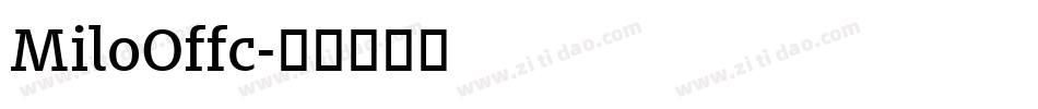 MiloOffc字体转换