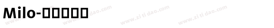 Milo字体转换