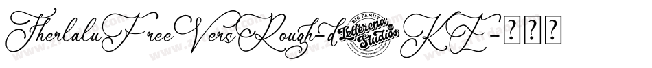 TherlaluFreeVersRough-d1KE字体转换 TherlaluFreeVersRough-d1KE字体转换