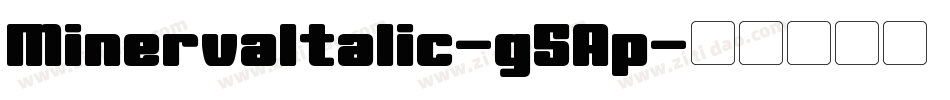 MinervaItalic-g5Ap字体转换
