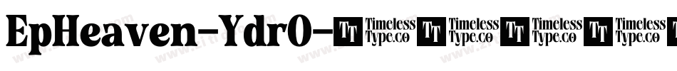 EpHeaven-YdrO字体转换