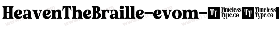 HeavenTheBraille-evom字体转换