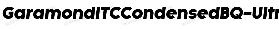 GaramondITCCondensedBQ-UltraItalic字体转换 GaramondITCCondensedBQ-UltraItalic字体转换
