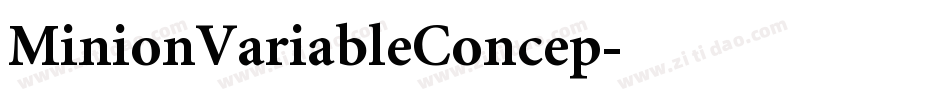 MinionVariableConcep字体转换
