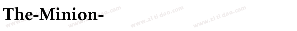 The-Minion字体转换