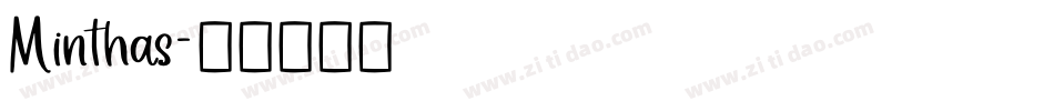 Minthas字体转换