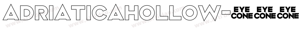 AdriaticaHollow字体转换