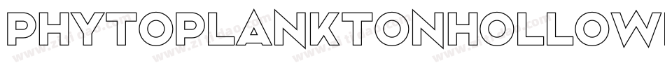 PhytoplanktonHollowInverse-KXxe字体转换 PhytoplanktonHollowInverse-KXxe字体转换