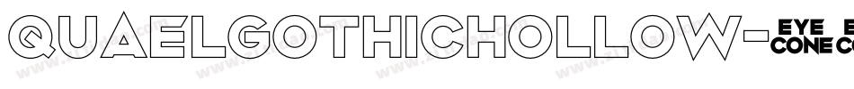 QuaelGothicHollow字体转换