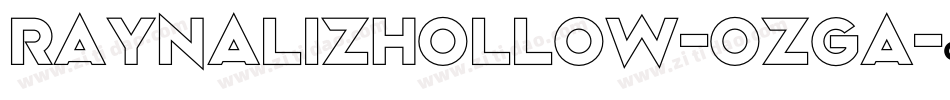 RaynalizHollow-OzGA字体转换