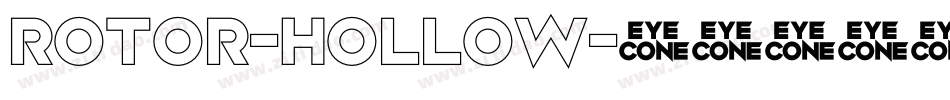 Rotor-Hollow字体转换