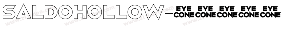 SaldoHollow字体转换