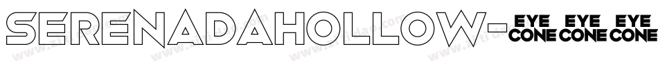 SerenadaHollow字体转换