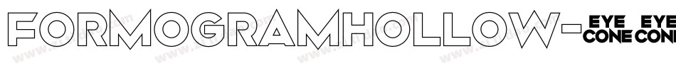FormogramHollow字体转换