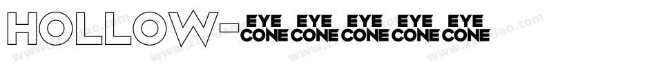 Hollow字体转换