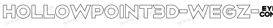HollowPoint3D-WEgz字体转换