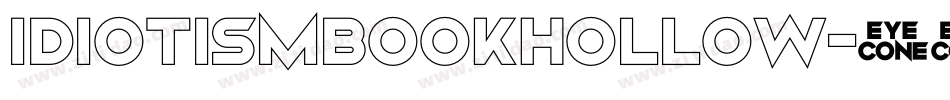 IdiotismBookHollow字体转换