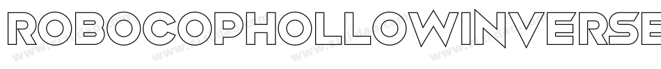 RobocopHollowInverse-mLLg9字体转换