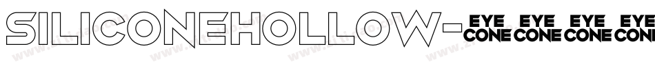 SiliconeHollow字体转换