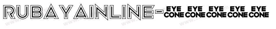 RubayaInline字体转换